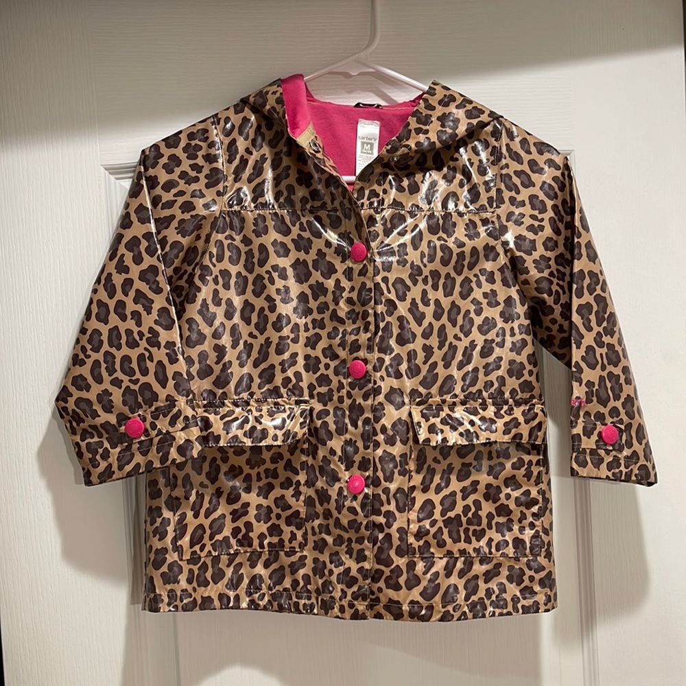 Used Carter’s toddler girls raincoat - size 5/6 M
